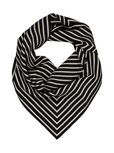 TOTEME - Signature Monogram -silkkihuivi - 001 BLACK | Stockmann