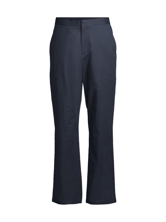Ted Baker London - Maurce Straight Leg -pellavasekoitehousut - NAVY | Stockmann - photo 1