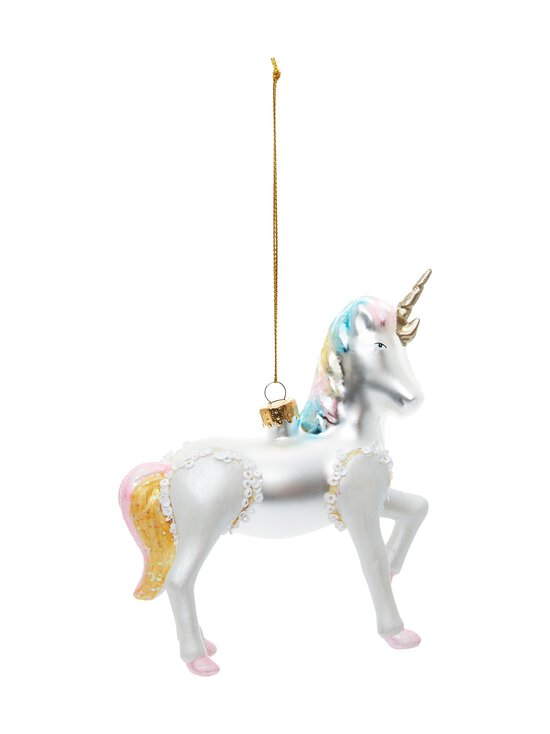Casa Stockmann - Glass Unicorn -joulukoriste - WHITE | Stockmann - photo 2