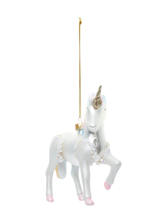 Casa Stockmann - Glass Unicorn -joulukoriste - WHITE | Stockmann - photo 3