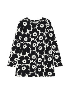 Marimekko - Kevät Unikko Jersey -tunika - 901 BLACK, OFF WHITE | Stockmann