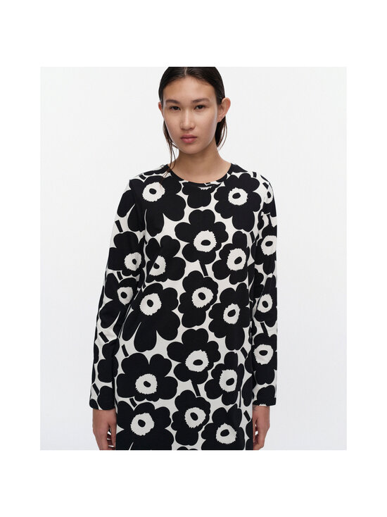 Marimekko - Kevät Unikko Jersey -tunika - 901 BLACK, OFF WHITE | Stockmann - photo 5