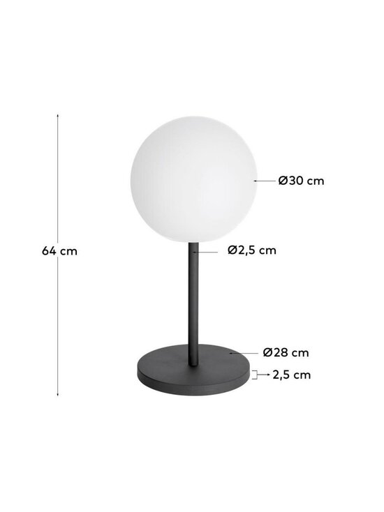 Kave Home - Dinesh-pöytävalaisin musta K 64 cm - BEIGE | Stockmann - photo 9