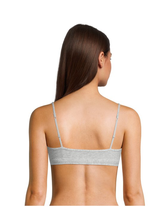 SKIMS - Everyday Cotton Scoop -rintaliivit - LIGHT HEATHER GREY | Stockmann - photo 3