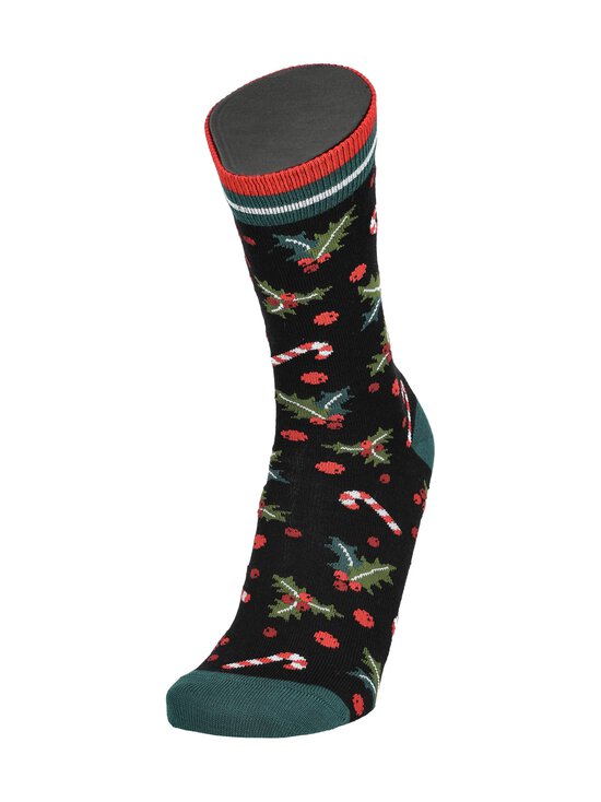 Sukkamestarit - Candy Cane Merino Wool -sukat - 199 BLACK | Stockmann - photo 3