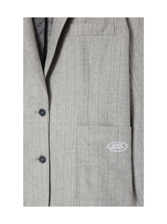 American Vintage - Ample Boutonne Raye -bleiseri - RAYURES GRISES RAGR | Stockmann - photo 2