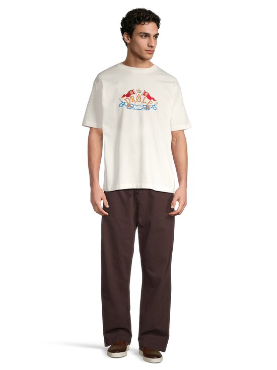 Drôle de Monsieur - Crest Embroidery t-paita - OW OFF WHITE | Stockmann - photo 2