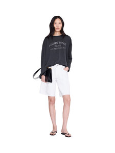 Anine Bing - Ivan Paris Stencil -paita - WBL1 WASHED BLACK | Stockmann