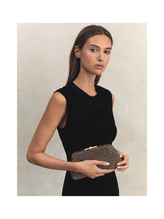 Reiss - Adaline Crystal Clutch -käsilaukku - 02 GOLD | Stockmann - photo 5