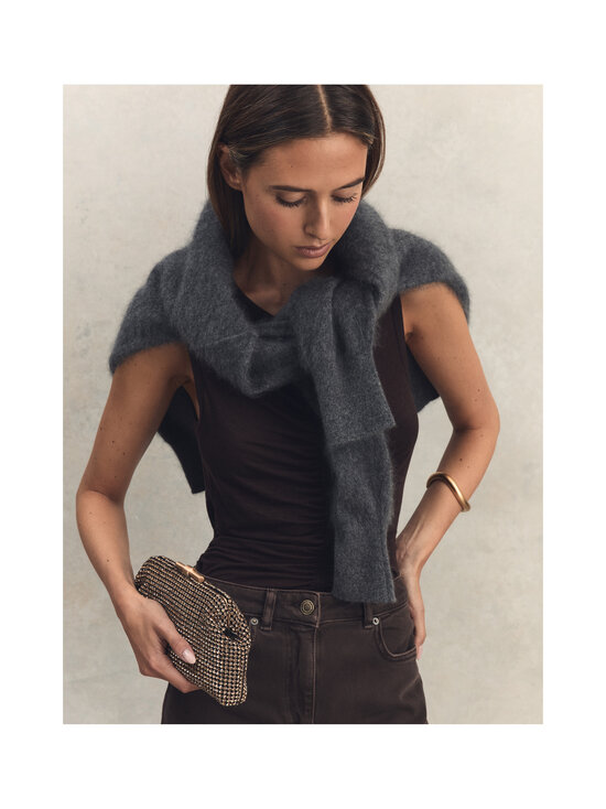 Reiss - Adaline Crystal Clutch -käsilaukku - 02 GOLD | Stockmann - photo 6