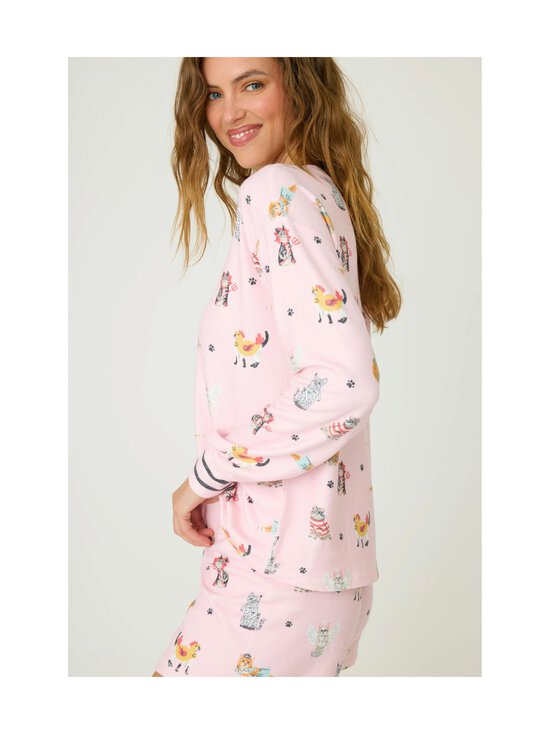 Pj Salvage - Feline spooky -pyjamapaita - 505 ROSE MELANGE | Stockmann - photo 4