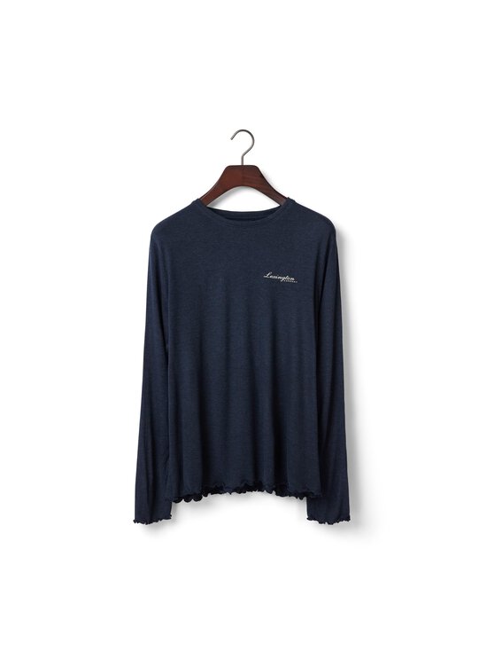Lexington - Viscose/Modal Blend Jersey -pyjama 2-osainen - 562 DARK BLUE MELANGE - photo 2 Lexington - Viscose/Modal Blend Jersey -pyjama 2-osainen - 562 DARK BLUE MELANGE | Stockmann - photo 2