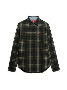Superdry - Triiksärk Cotton Lumberjack - H7J FRONTIER CHECK OLIVE GREEN | Stockmann