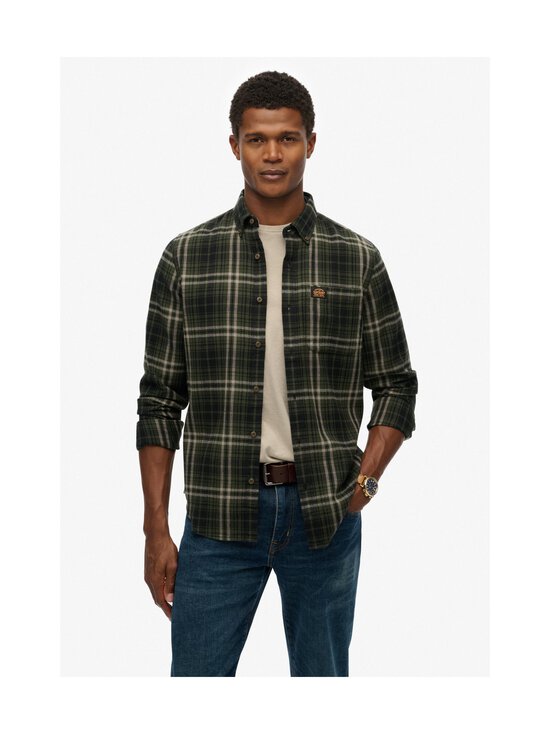 Superdry - Cotton Lumberjack -kauluspaita - H7J FRONTIER CHECK OLIVE GREEN - photo 3 Superdry - Cotton Lumberjack -kauluspaita - H7J FRONTIER CHECK OLIVE GREEN | Stockmann - photo 3
