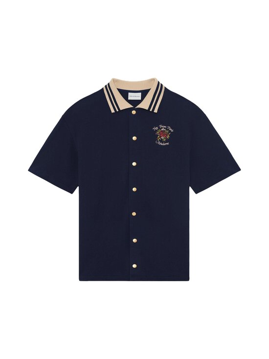 Drôle de Monsieur - Chemise Piquèe Slogan -pikeepaita - NAVY | Stockmann - photo 1