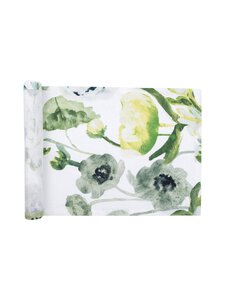 Pentik - Freesia-kaitaliina pellavasekoitteesta 45 x 160 cm - GREEN | Stockmann