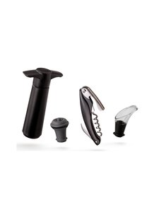 Vacuvin - Wine Set Start -viinisetti 4-osainen - BLACK | Stockmann
