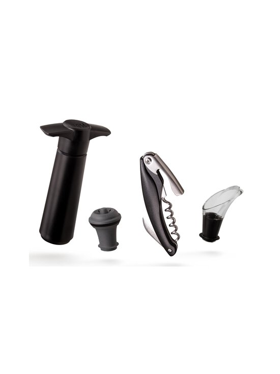 Vacuvin - Wine Set Start -viinisetti 4-osainen - BLACK | Stockmann - photo 1
