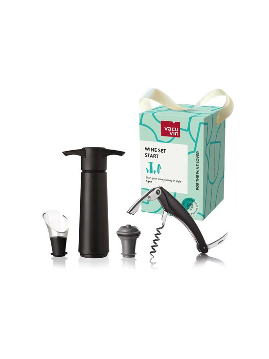 Vacuvin - Wine Set Start -viinisetti 4-osainen - BLACK | Stockmann - photo 2