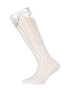 Ewers - Traforato Bow -polvisukat - 901 WHITE | Stockmann