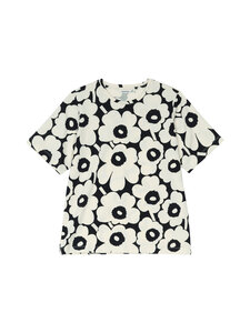 Marimekko - Tunnit Unikko -trikoopaita - 191 BLACK OFF WHITE | Stockmann