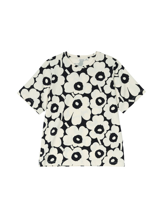 Marimekko - Tunnit Unikko -trikoopaita - 191 BLACK OFF WHITE | Stockmann - photo 1