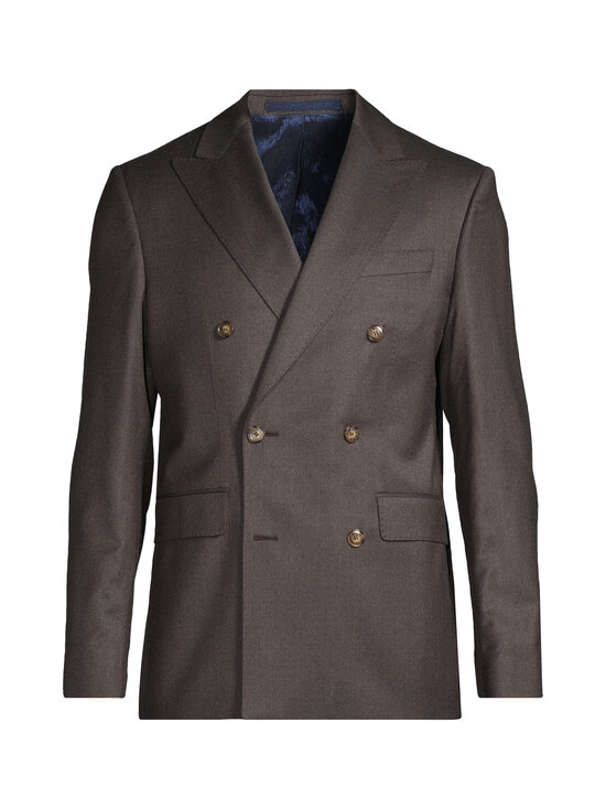 SAND Copenhagen - Star Double Breasted Split -bleiseri - 280 DARK BROWN | Stockmann - photo 1