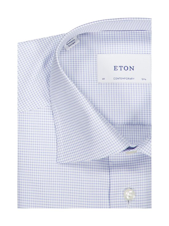 Eton - Eton Check Signature Twill Contemporary Fit krekls ar apkakli - 22 LIGHT BLUE | Stockmann - photo 2