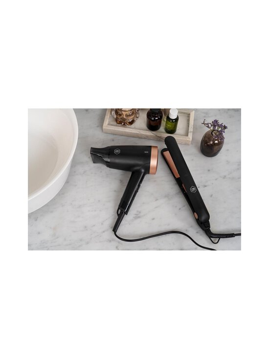 Obh Nordica - Glam & Shine Styling Kit - hiustenkuivain ja suoristusrauta - BLACK, COPPER | Stockmann - photo 6