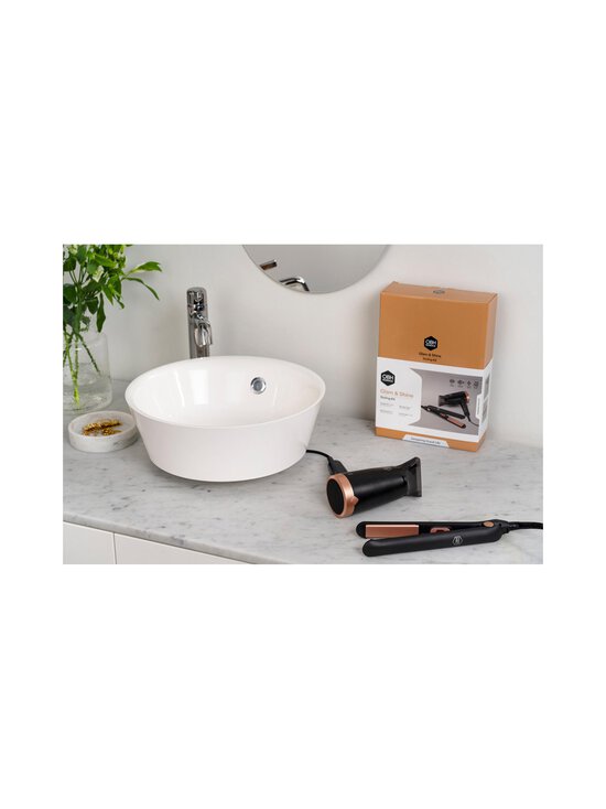 Obh Nordica - Glam & Shine Styling Kit - hiustenkuivain ja suoristusrauta - BLACK, COPPER | Stockmann - photo 8
