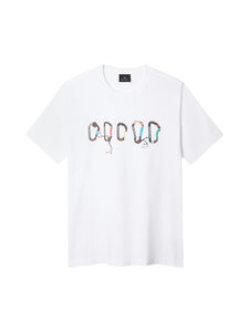 PS Paul Smith - Regular fit carabiner t-krekls - 01 WHITE | Stockmann