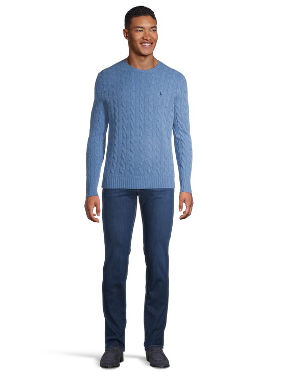 Polo Ralph Lauren - Palmikkoes kampsun - 504 BLUE BORAGE HEATHER | Stockmann - photo 4
