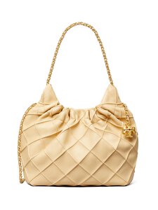 Tory Burch - Fleming Mini Hobo -nahkalaukku - VANILLA SOFT SERVE | Stockmann
