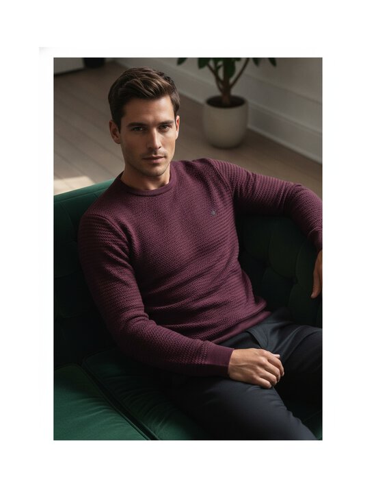 Bugatti - Kudum Crew Neck - 790 BLACKBERRY | Stockmann - photo 3