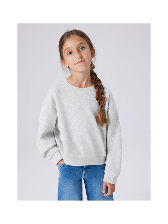 Name It - NkfMille Short Regular džemperis - LIGHT GREY MELANGE | Stockmann - photo 3