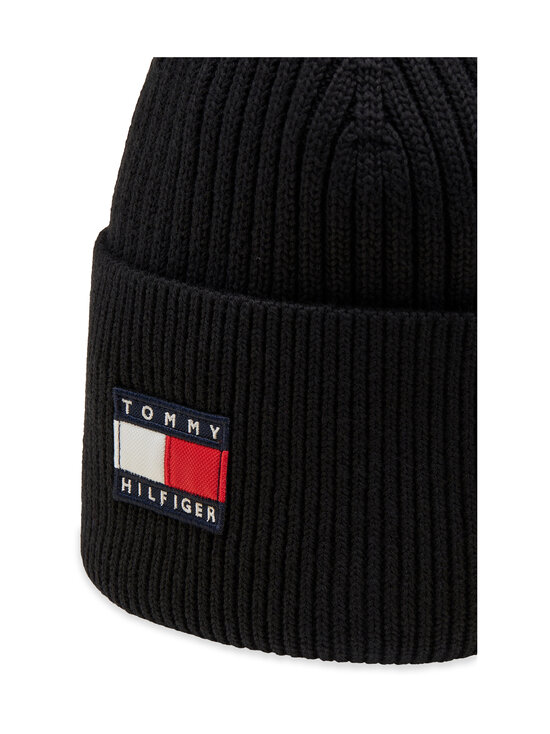 Tommy Hilfiger - Kootud müts Heritage Flag - BDS BLACK | Stockmann - photo 3
