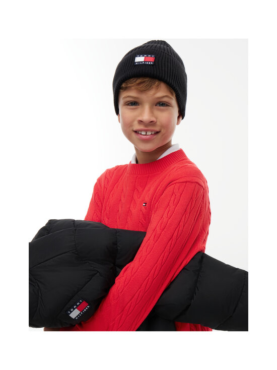 Tommy Hilfiger - Kootud müts Heritage Flag - BDS BLACK | Stockmann - photo 4
