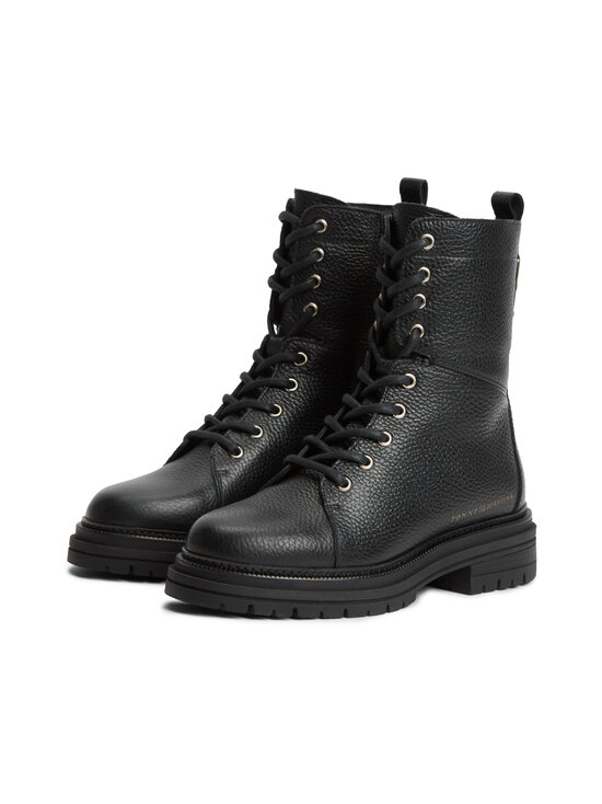 Tommy Hilfiger - Emboss Grain Leather -nilkkurit - BDS BLACK | Stockmann - photo 2