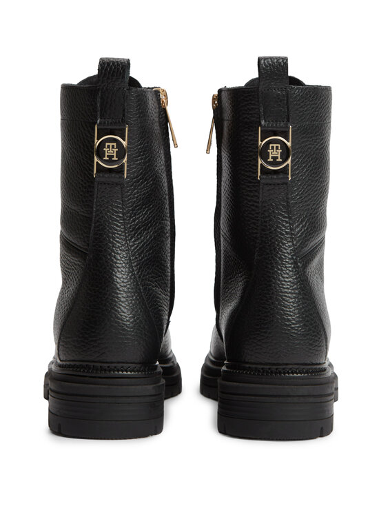 Tommy Hilfiger - Emboss Grain Leather -nilkkurit - BDS BLACK | Stockmann - photo 3