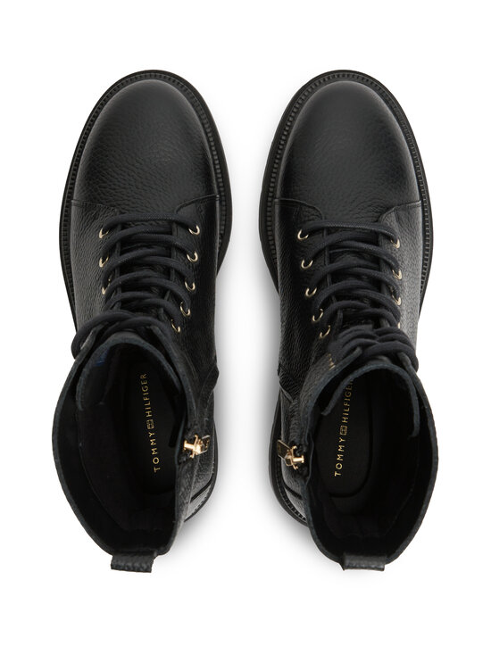 Tommy Hilfiger - Emboss Grain Leather -nilkkurit - BDS BLACK | Stockmann - photo 4