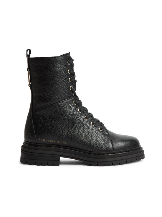 Tommy Hilfiger - Emboss Grain Leather -nilkkurit - BDS BLACK | Stockmann - photo 5