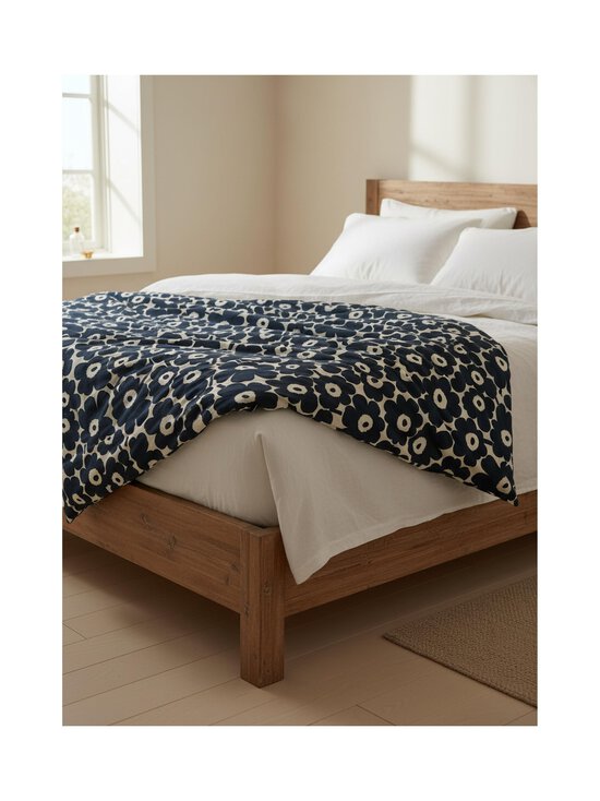 Marimekko - Unikko-pussilakana pellavalla - 851 COTTON, DARK BLUE | Stockmann - photo 2