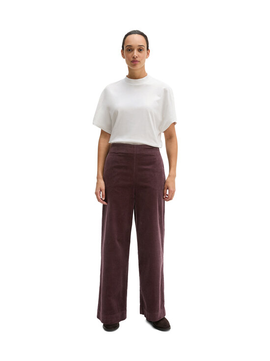 Marc O'Polo - Vakosamettihousut - 6939 BLACK CHERRY | Stockmann - photo 5