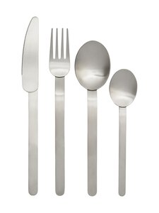 Ferm Living - Stelo-aterimet 4 kpl - BRUSHED STAINLESS STEEL | Stockmann