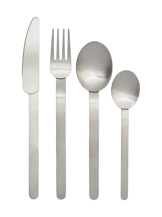 Ferm Living - Stelo-aterimet 4 kpl - BRUSHED STAINLESS STEEL | Stockmann - photo 1