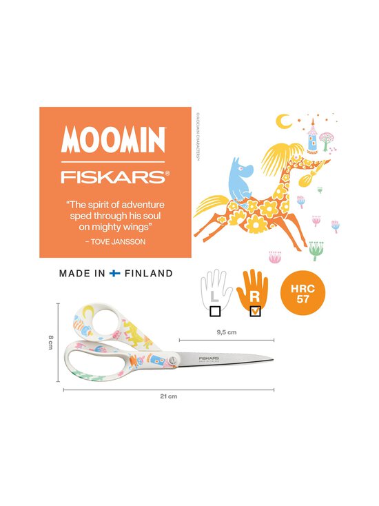 Fiskars - Muumi 80 Ikuiset Ystävät -sakset 21 cm - MULTICOLOUR - photo 5 Fiskars - Muumi 80 Ikuiset Ystävät -sakset 21 cm - MULTICOLOUR | Stockmann - photo 5