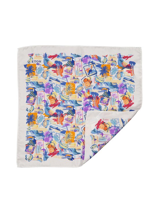 Eton - Siidist taskurätik Postcard Twill - 00 WHITE | Stockmann - photo 2