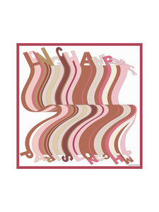 Longchamp - Zīda lakats - 218 STRAWBERRY | Stockmann