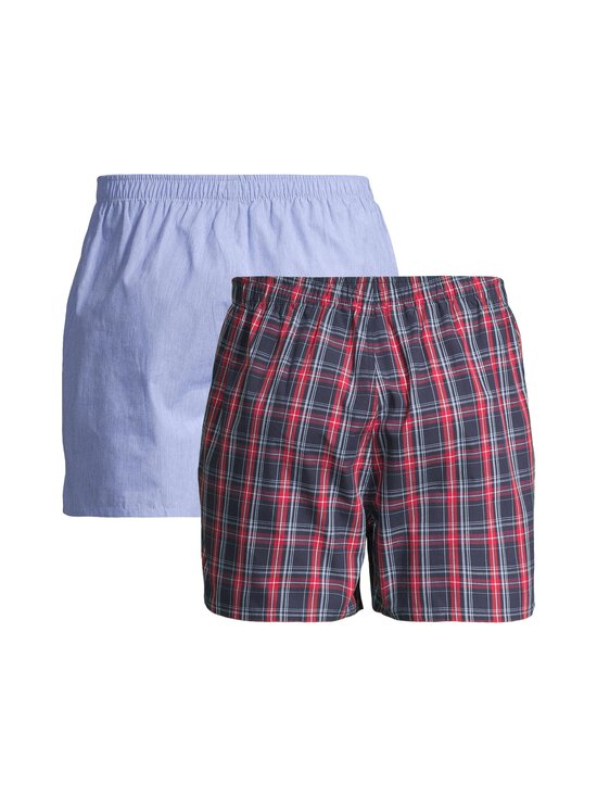 Cap Horn loungewear - Derek-boxerit 2-pack - RED CHECK/ LT. BLUE CHAMBRAY | Stockmann - photo 2