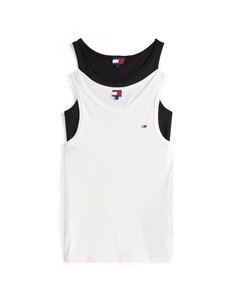 Tommy Jeans - XSlim-ribbitopit 2-pack - 0XZ ECRU / BLACK | Stockmann